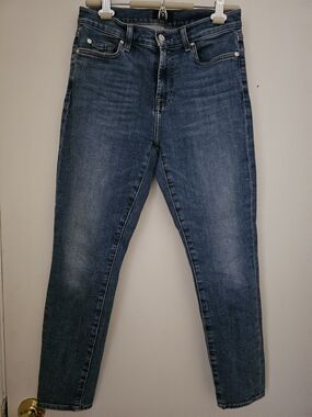 7 For All Mankind Skinny Dark Blue Sloane Jeans